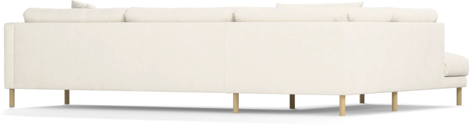 Harper - 3-sits soffa med divan vänster - Vit