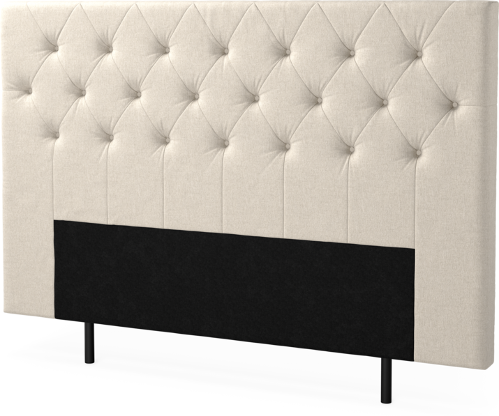 New York pikerad - Sänggavel, 90-210 cm - Beige