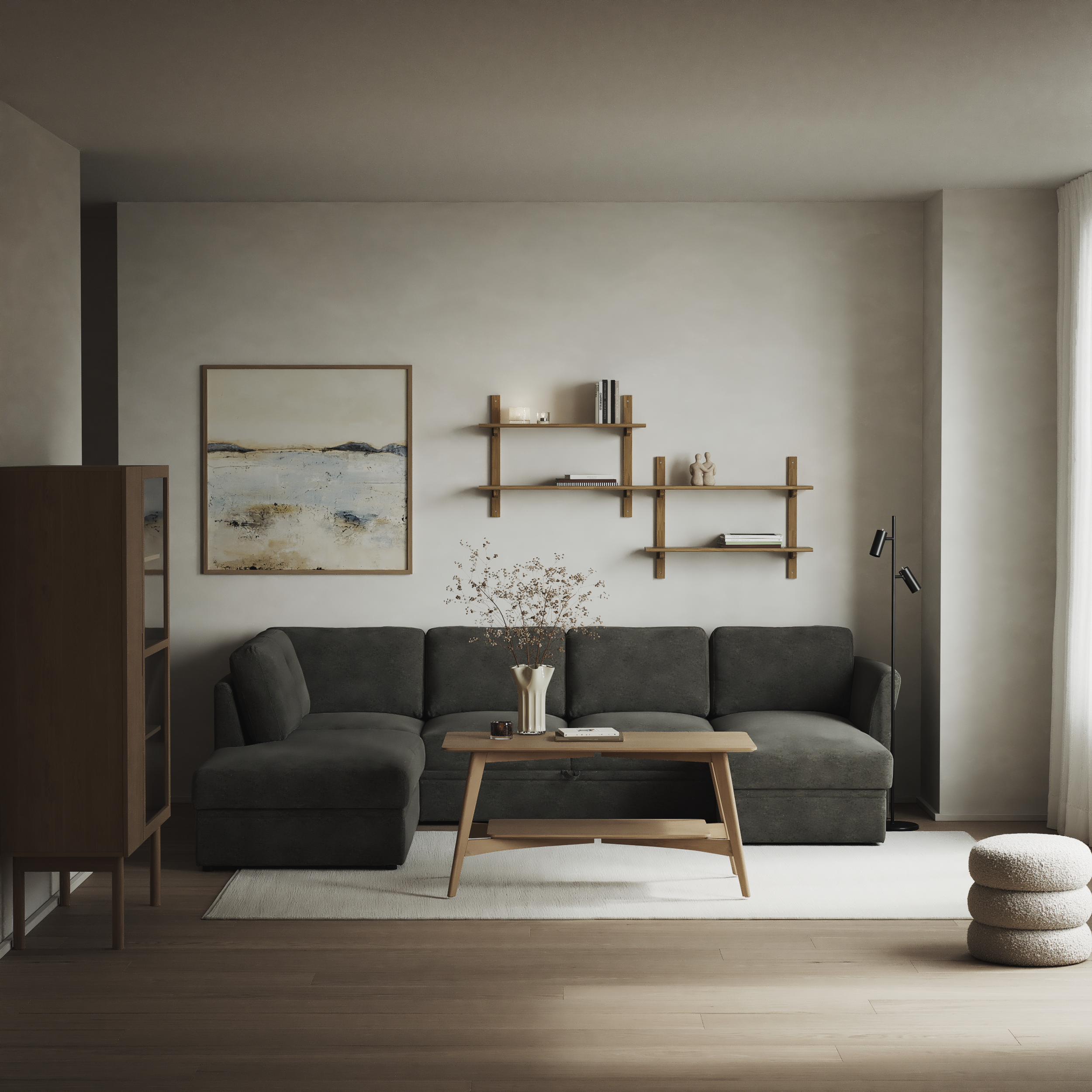 Öland - Bäddsoffa med divan vänster och schäslong höger - inspiration