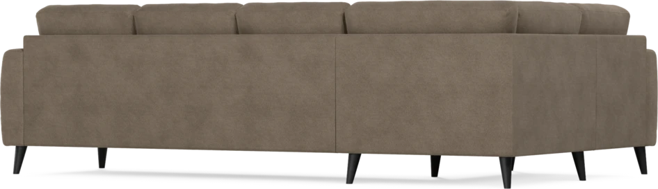 Eden - Hörnsoffa, 1+3-sits - Brun