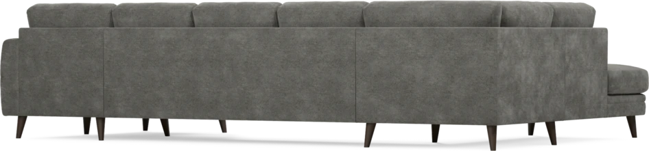 Eden - 3-sits soffa med divan vänster och schäslong höger - Grå