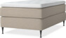 Delux Exclusive - Kontinentalsäng, enkelsäng 120 cm med bäddmadrass - Beige