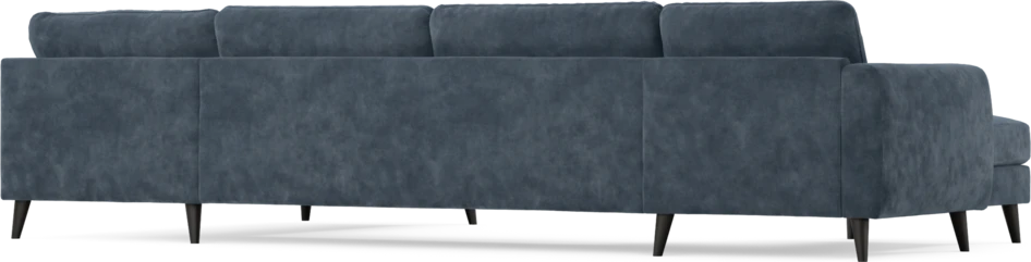 Bridge - 3-sits soffa med schäslong vänster och divan höger - Blå
