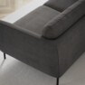 Madison Lux - 2-sits soffa med schäslong vänster - Grå