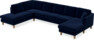 Eden - 3-sits soffa med divan vänster och schäslong höger - Blå