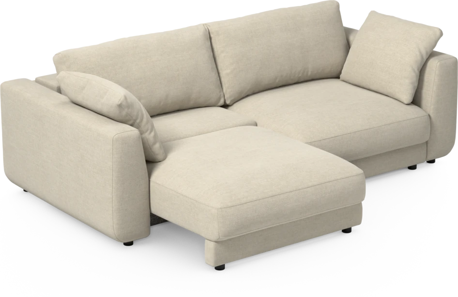 Amie - Bäddsoffa 3-sits - Beige