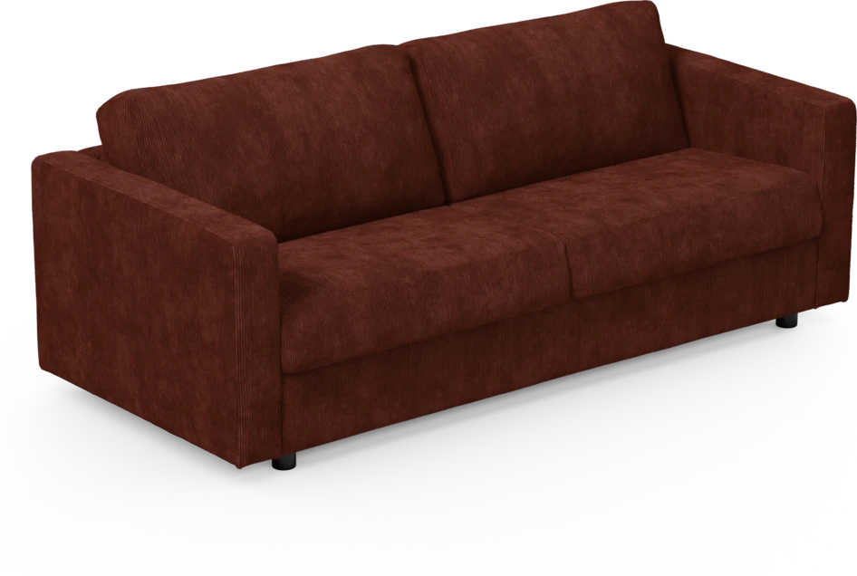 Lindö - Bäddsoffa 3-sits  - Röd