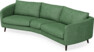 Madison - 3-sits soffa svängd, 90 cm - Grön
