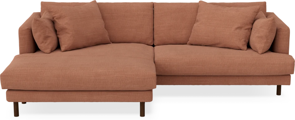 Harper - 4-sits med schäslong XL vänster - Orange