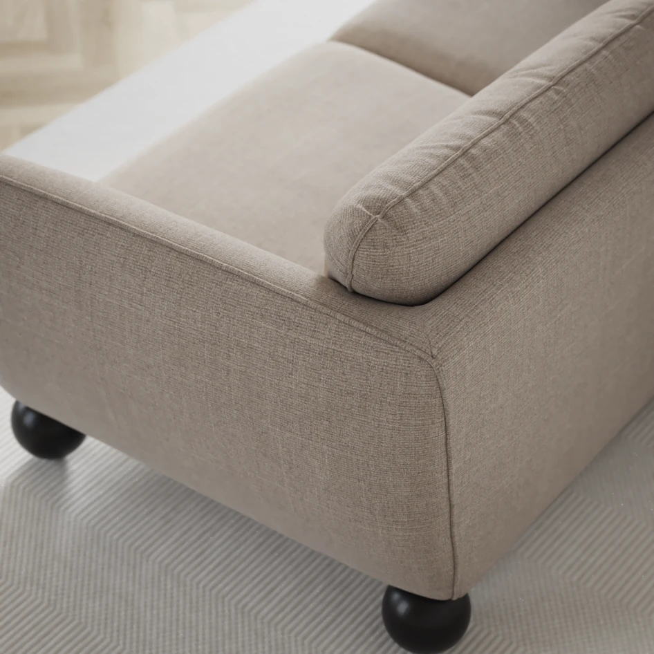 Madison - Hörnsoffa med schäslong höger - Beige