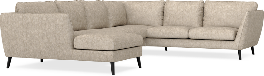 Madison - Hörnsoffa med schäslong vänster - Beige