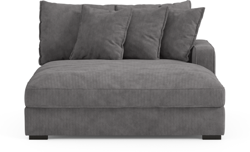 Rossi - Schäslong XL höger - Grå