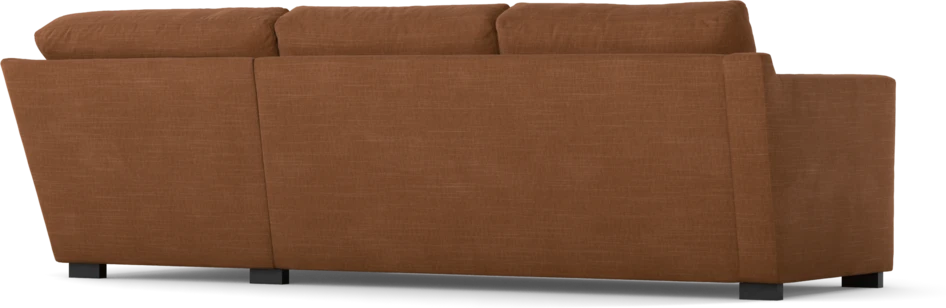 Friday - 2,5-sits soffa med divan höger - Orange