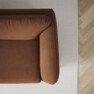 Madison Lux - 2-sits soffa med schäslong vänster - Brun
