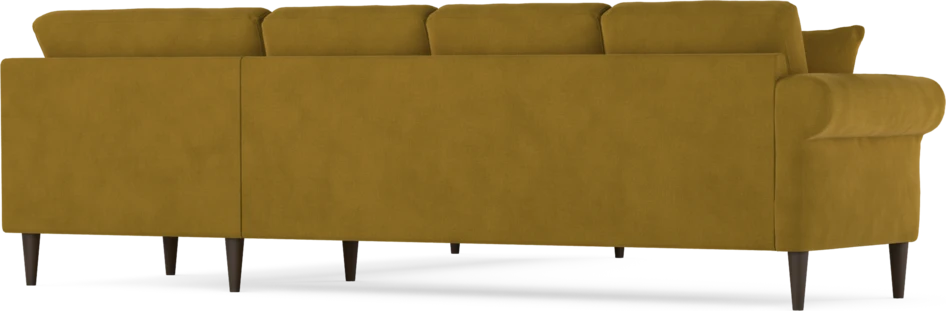 Eden - Hörnsoffa, 3+3-sits - Gul
