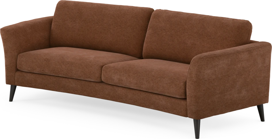 Bridge - 3-sits soffa svängd - Orange
