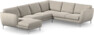 Madison Lux - Hörnsoffa med schäslong vänster - Beige