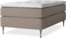 Delux Dream - Kontinentalsäng, enkelsäng med bäddmadrass - Beige