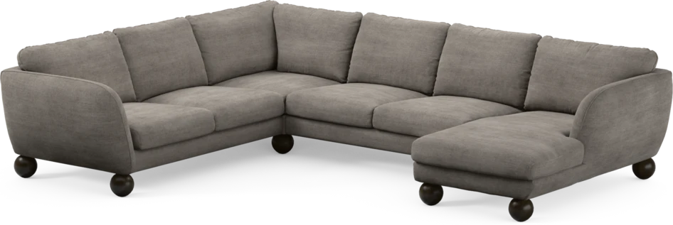 Madison Lux - Hörnsoffa med schäslong höger - Beige
