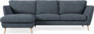 Madison Lux - 2-sits soffa med schäslong vänster - Vit