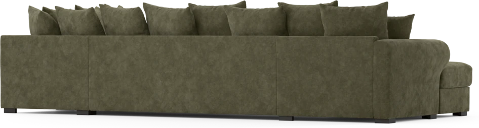 Town - 3-sits soffa med divan höger och schäslong vänster - Grön