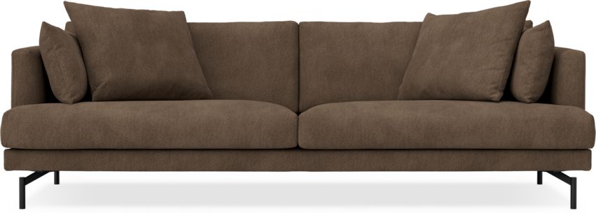 Harper - 4-sits soffa - Brun