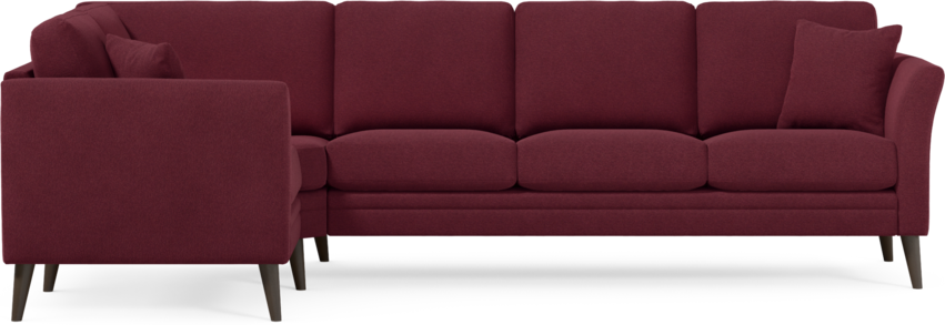 Eden - Hörnsoffa, 1+3-sits - Röd