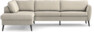 County - 2,5-sits soffa med divan vänster - Beige