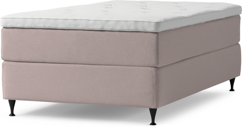 Delux Dream - Kontinentalsäng, enkelsäng 120 cm med bäddmadrass och sängben