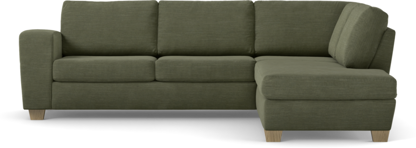 Friday - 2,5-sits soffa med divan höger - Grön