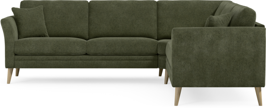 Eden - Hörnsoffa, 2,5+2,5-sits - Grön