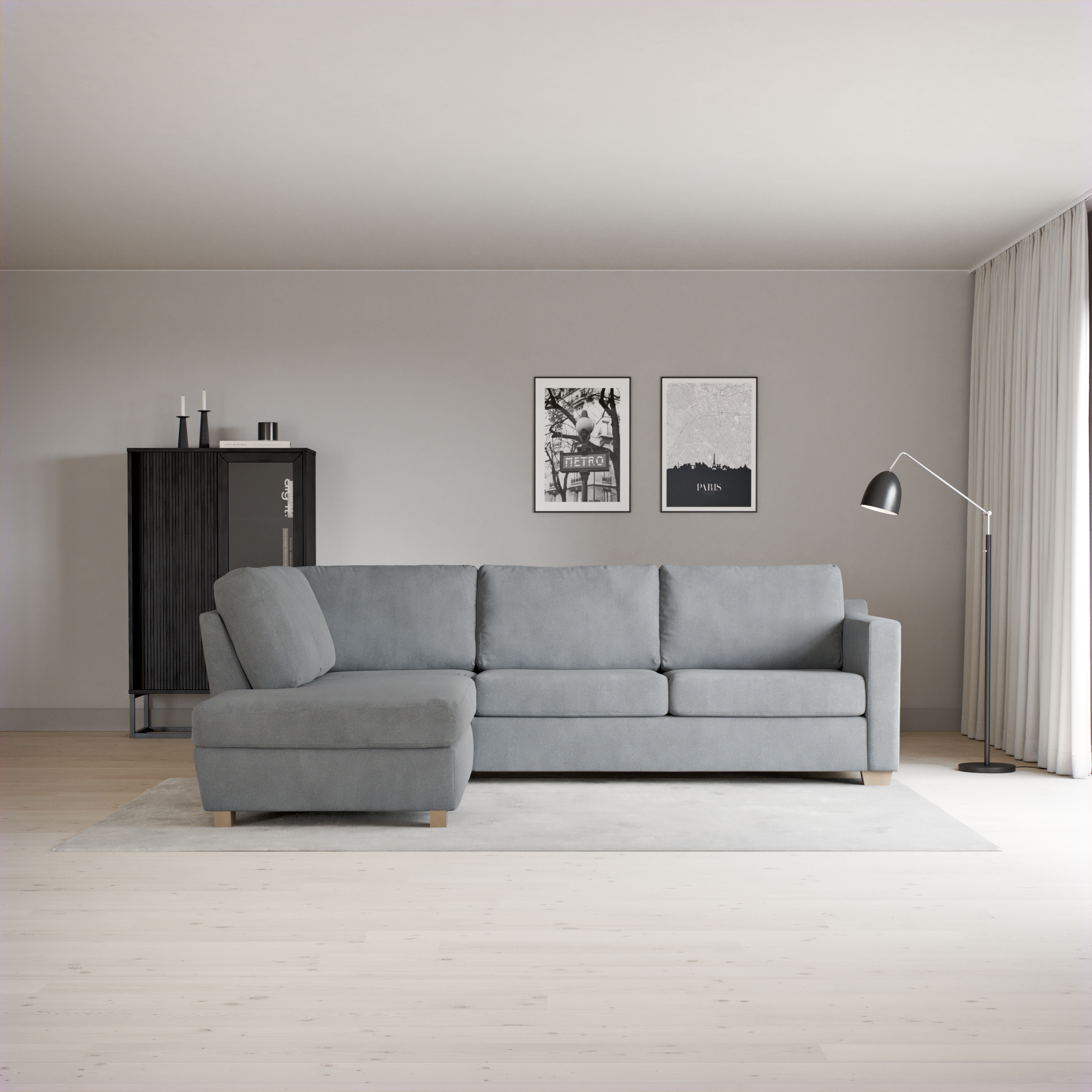 Friday - 2,5-sits soffa med divan vänster - inspiration