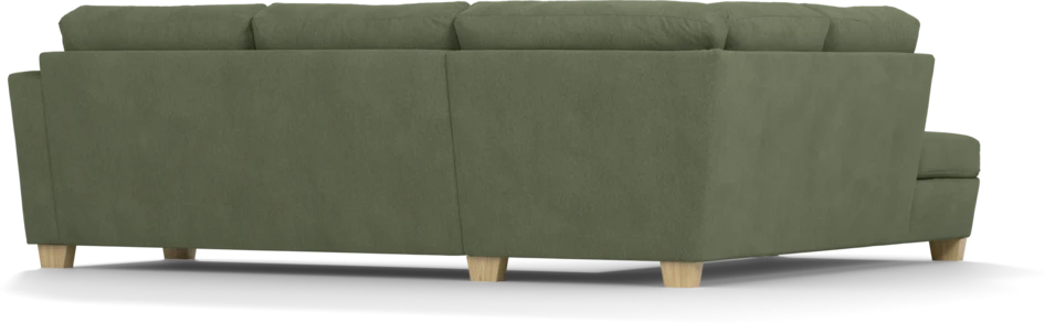 Friday - 2,5-sits soffa med divan vänster - Grön