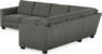 Friday - Hörnsoffa, 3+2-sits - Grå