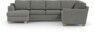Friday - Hörnsoffa, 3+2-sits med schäslong vänster - Grå