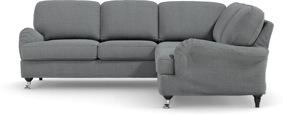 Oxford - Hörnsoffa 2+2-sits - Blå
