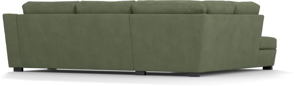 Friday - 2,5-sits soffa med divan vänster - Grön