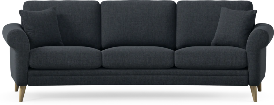 Eden - 3-sits soffa svängd - Blå