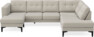 Rio - 3-sits soffa med schäslong vänster och divan höger - Beige