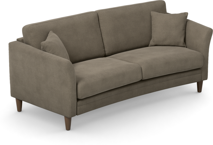 Eden - 2,5-sits svängd - Beige