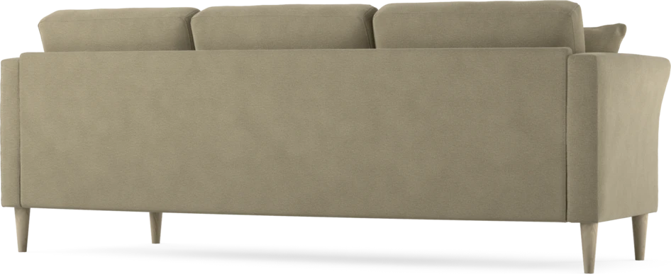 Eden - 3-sits soffa svängd - Beige