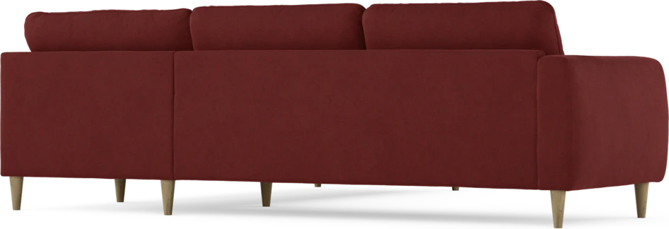 Bridge - Hörnsoffa, 2+2-sits - Röd