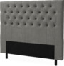 Delux Pikerad XL - Sänggavel, 90-210 cm - Grå