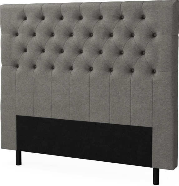 Delux Pikerad XL - Sänggavel, 90-210 cm - Grå