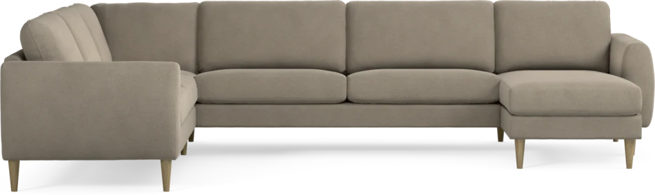 Bridge - Hörnsoffa, 2+3-sits med schäslong höger - Beige
