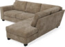 Friday - 2,5-sits soffa med divan höger - Brun