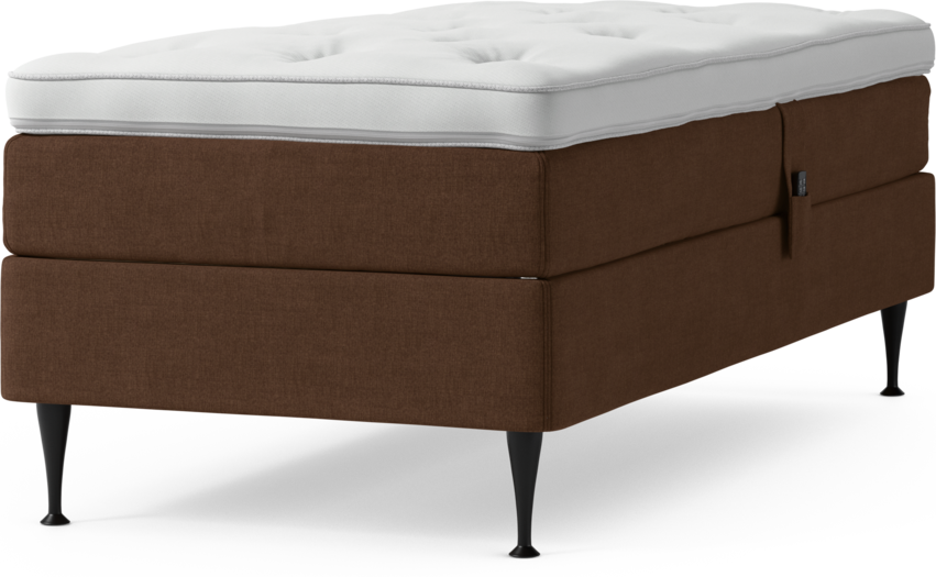 Delux Sense - Ställbar säng, enkelsäng med bäddmadrass och sängben