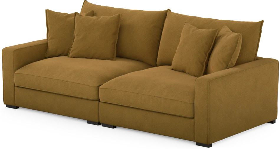 Rossi - 3-sits soffa - Gul