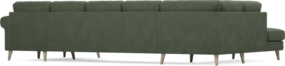 Eden - 3-sits soffa med divan vänster och schäslong höger - Grön