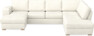 Friday - 3-sits soffa med schäslong vänster och divan höger - Vit